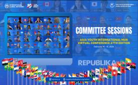 Penyelenggaraan AYIMUN Virtual Conference ke-27. 