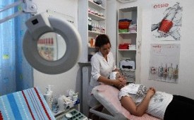 Perawatan wajah ilustrasi. 