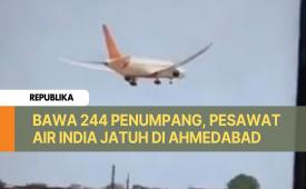 Pesawat Air India yang membawa 244 penumpang