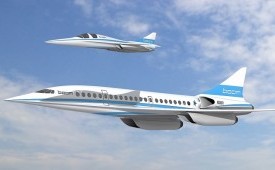 Pesawat supersonik (ilustrasi)