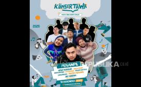 Poster Konser Tawa 2026. Konser Tawa 2026 akan digelar di Tennis Indoor Senayan pada 19 Desember 2026.