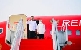 Presiden Joko Widodo (Jokowi) dan Ibu Negara Iriana Jokowi.