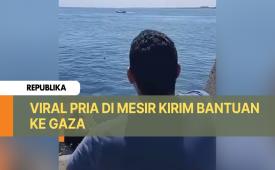 Pria di Mesir Kirim Bantuan ke Gaza dengan Botol