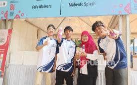 Produk kuliner Mabento Splash hasil karya mahasiswa Prodi Gizi FKK UMJ lolos kurasi pada ajang Pesta Rakyat di Monas, Jakarta, Senin (17/8/2026). 