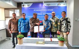 PT Nusantara Regas (NR) bersama PT PGAS Solution (PGN Solution) memperkuat ketahanan infrastruktur gas melalui peningkatan kesiapsiagaan penanganan keadaan darurat pada sistem pipa bawah laut.