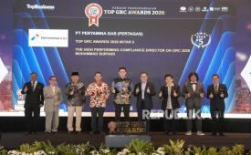 PT Pertamina Gas (Pertagas) meraih TOP GRC Awards 2026 Bintang Lima