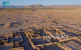 Qurh, sebuah kota kuno di kegubernuran Al Ula, Arab Saudi.