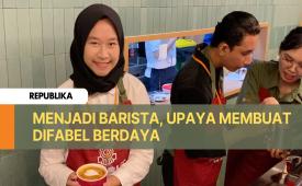 Rangkul teman-teman difabel, KAI Service berikan kesempatan mereka untuk bekerja menjadi barista di Loko Cafe Stasiun KCIC Halim.