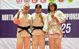 Rizky Gita Amelia Putri, mahasiswi Program Studi (Prodi) Sistem Informasi UBSI Kampus Karawang meraih medali emas pada ajang North Jakarta Judo Student Championship UNJ CUP 2025 yang digelar di GOR Judo Kelapa Gading.