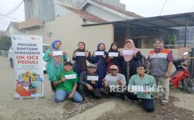 Sebanyak 10 peserta Program Bantuan Kewirausahaan dari OK OCE Peduli mengikuti kegiatan pembinaan bertema 