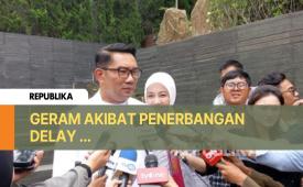 Sekali Muncul di Publik, Ridwan Kamil kembali Viral di Sosmed  Gara-gara Pesawat Delay