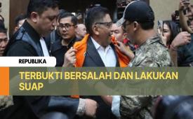 Sekjen PDIP Hasto Dijatuhkan Hukuman 3 Tahun 6 Bulan 