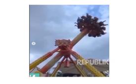 Seorang pengunjung Jatim Park 1 terjatuh saat menaiki wahana Pendulum 360.