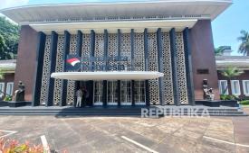 Suasana kantor Danantara setelah diresmikan Presiden Prabowo Subianto di Jakarta, Senin (24/2/2025).