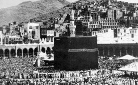 suasana Makkah di masa puncak musim haji tempo dulu