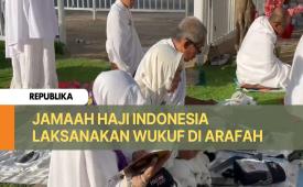 Suasana wukuf di Arafah