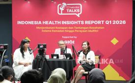 Talkshow Halodoc bertajuk Menjembatani Kesiapan dan Tantangan Kesehatan Selama Ramadan hingga Perayaan Idulfitri di Jakarta pada Rabu (21/1/2026).