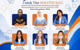 Tim SERATIM BAG sukses meraih pendanaan nasional pada Program Kreativitas Mahasiswa (PKM) 2026 skema PKM-Kewirausahaan (PKM-K) yang diselenggarakan oleh Direktorat Pembelajaran dan Kemahasiswaan (Belmawa).