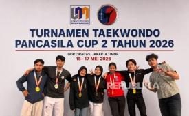 Tim taekwondo UNM merebut sembilan medali emas dalam kompetisi Pancasila Cup 2 di Jakarta.