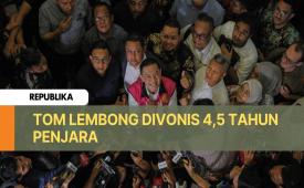 Tom Lembong Divonis 4,5 Tahun Penjara dalam Perkara Impor Gula