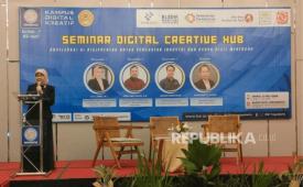 UBSI menggelar seminar Digital Creative Hub bertema Akselerasi AI Digipreneur untuk Penguatan Industri dan Usaha Kecil Menengah yang digelar di Burza Hotel Yogyakarta, Kamis (7/5/2026).