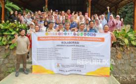 UBSI turut dalam pengabdian kepada masyarakat bersama UNISEL, Malaysia di Wisata Pereng, Kecamatan Cilongok, Kabupaten Banyumas, Jawa Tengah, Sabtu (15/8/2026). 