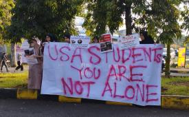 Dari Jatinangor, Mahasiswa Unpad Dukung Demonstrasi Pro Palestina di AS