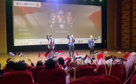 Voice for Palestine: One Hope, One Voice, One Future yang diselenggarakan di Usmar Ismail Hall, Jakarta, pada Rabu (7/10/2026).