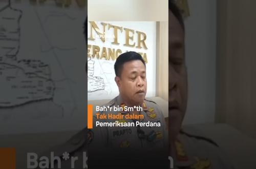 Habib Bahr bin Smth Tak Hadir dalam Pemeriksaan Perdana