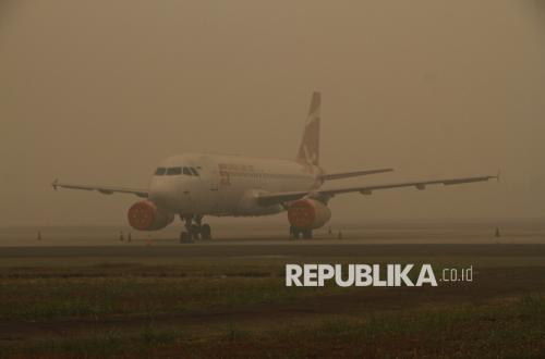 1.673 Penerbangan Terdampak Karhutla, Kemenhub Awasi Operasional Bandara