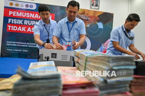 BI Musnahkan Ribuan Lembar Uang Palsu di Palu