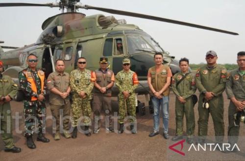 Danrem 042/Gapu Cek Kesiapan Posko Udara Satgas Karhutla Jambi
