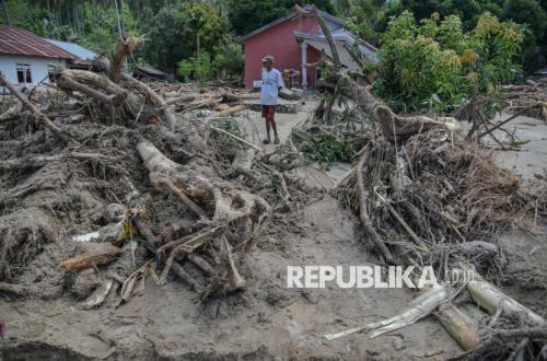 Jejak Banjir Bandang di Parigi Moutong, Rumah Warga Rusak Diterjang Kayu dan Lumpur