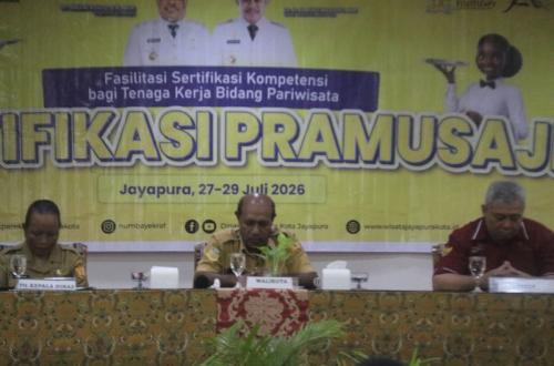 Pemkot Jayapura Pacu Sertifikasi SDM Pariwisata Demi Dongkrak Kunjungan Wisatawan