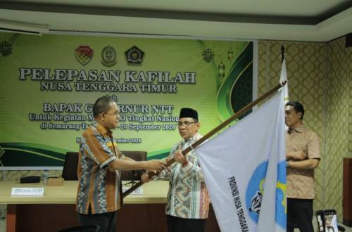 Gubernur NTT Lepas Kafilah MTQ Nasional 2026, Pesan Al-Qur’an Jadi Pedoman Hidup