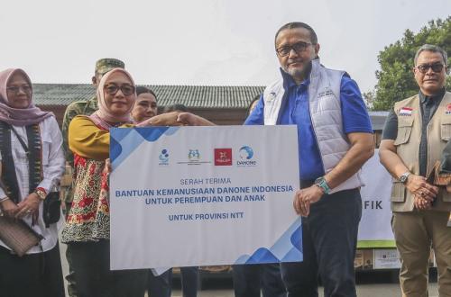 Government and Danone Expand Nutrition and Trauma Support for Children After NTT Earthquake