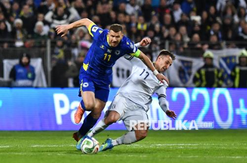 Dzeko Sebut Cedera Bahunya Bagian Takdir yang Tentukan Lolosnya Bosnia ke Piala Dunia