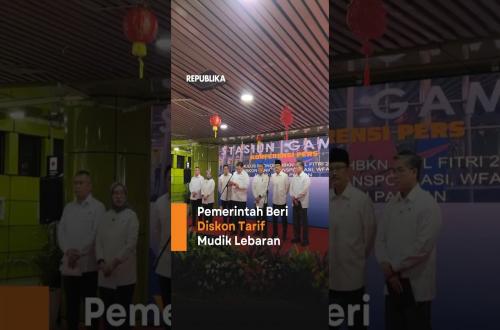 Pemerintah Beri Diskon Tarif Mudik Lebaran