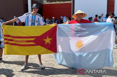 Pesona Messi Lintasi Batas Negara, Suporter Vietnam dan Meksiko Padati Atlanta