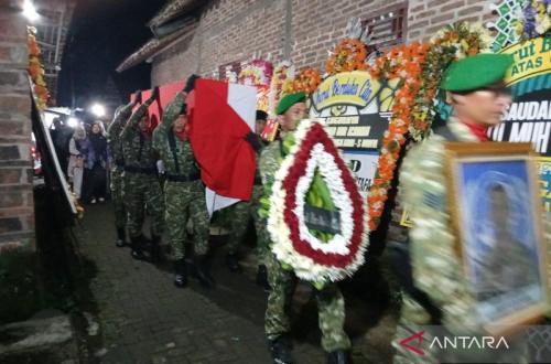 Jenazah Serka Anumerta Muhammad Nur Ichwan Tiba di Magelang