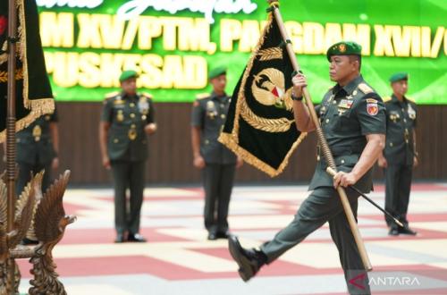 Mayjen Doddy Tri Winarto Resmi Jabat Pangdam XV/Pattimura