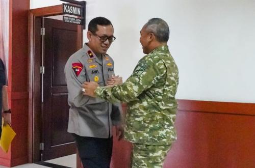 Kodam XIII/Merdeka dan Polda Sulut Perkuat Sinergitas Jaga Kondusifitas Daerah