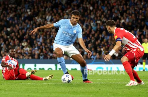 Guardiola Pastikan Kondisi Rodri Membaik Jelang Lawan Crystal Palace