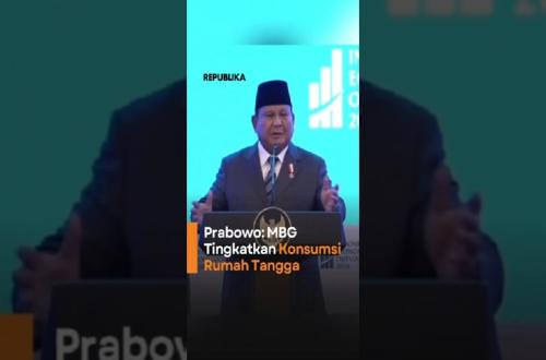 Prabowo MBG Tingkatkan Konsumsi Rumah Tangga