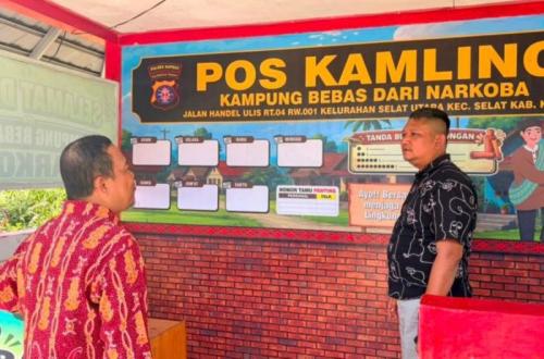 Polres Kapuas Canangkan Posko Kampung Bebas Narkoba di Selat Utara