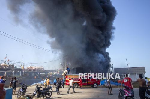 Hanguskan Tiga Kapal, Mobil Fortuner, Motor dan Warung, Polisi Jelaskan Penyebab Kebakaran Pelabuhan