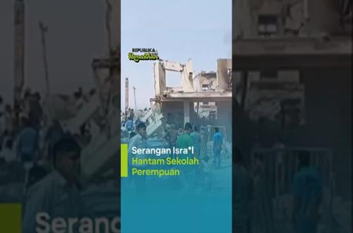 Serangan Israel Menghancurkan Sekolah Perempuan