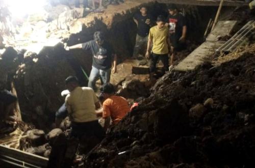 Tragedi di Gowa: Satu Tewas Tertimpa Tembok Beton Saat Perbaiki Kabel Telkom