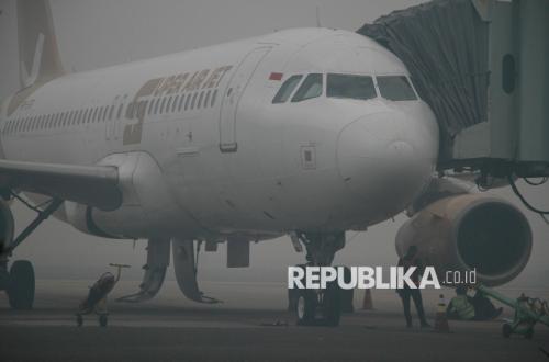 Terdampak Kabut Asap, Sejumlah Penerbangan di Bandara Tjilik Riwut Dibatalkan