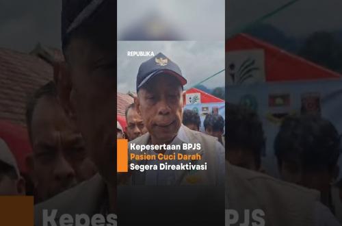 Wamensos Kepesertaan BPJS Pasien Cuci Darah Segera Direaktivasi